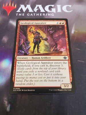 Mtg. 4x Geological Appraiser. Foil. The Lost Caverns of Ixalan. Pack Fresh 