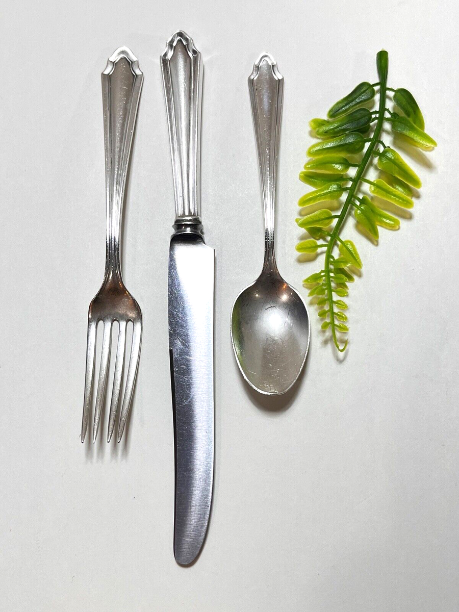 Franklin Silver Plate Co. Sterling Silver Youth Flatware Set 84 Gr