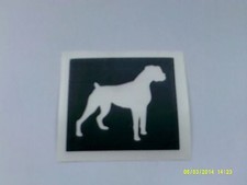 10 - 400 Boxer dog stencils for etching glass craft hobby gift present glassware