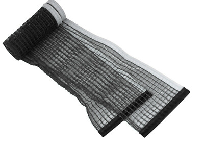 Schwarz Universal Ersatz Tischtennisnetz Indoor / Outdoor Tische 175 x 15 cm