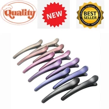 12 PCS Alligator Hair Clips Non-Slip Colorful Plastic Duckbill and Durable Women