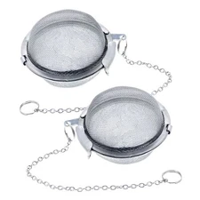 U.S. Kitchen Supply - 2 Premium Stainless Steel Tea Ball Strainer Infusers - ...