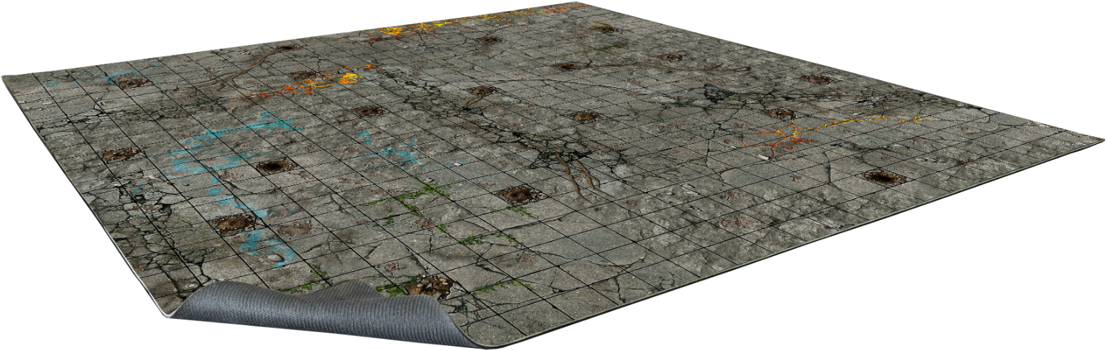 Dungeon Gaming Mat 2x2' (60x60cm) w/ Grid - Battle Systems Fantasy Terrain