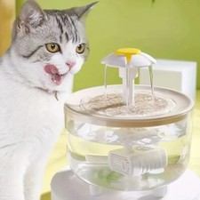 NEW Water Fountain Dogs Cats Pet Water Fountain Automatic Water Dispenser 1.2L