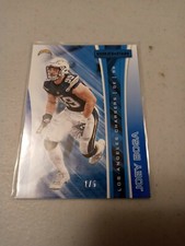 JOEY BOSA 2017 PANINI ROOKIES & STARS BLUE #D 1/5 CHARGERS