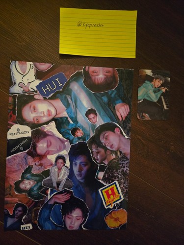 Triple H Retro Futurism 2nd Mini Album HyunA Dawn Hui- HUI PHOTOCARD & POSTER - Picture 3 of 3