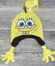 SpongeBob Squarepants Junior One Size Fits Most Fleece Lined Beanie Child Hat