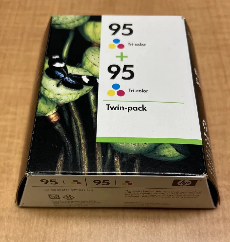 HP 95 Tri-Color 2 Pack Ink Sealed box Exp. 2011 - Image 2 of 4