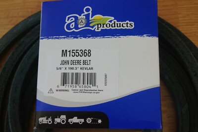 REPLACEMENT for JOHN DEERE M155368 48'' DECK BELT w/ ARAMID for many X series