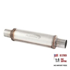 Exhaust Muffler Universal Stainless Steel Straight Through Design,Resonator