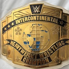 HBK Signed WWE Intercontinental Champion Replica Title Belt White Gold Black.