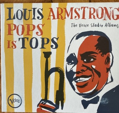 Louis Armstrong  Pops Is Tops: The Complete Verve Studio Albums  4CD Set EX Cond