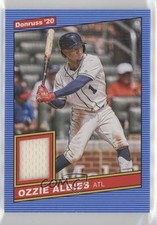 2020 Panini Donruss Retro 1986 Materials Ozzie Albies #86M-OA 0it8
