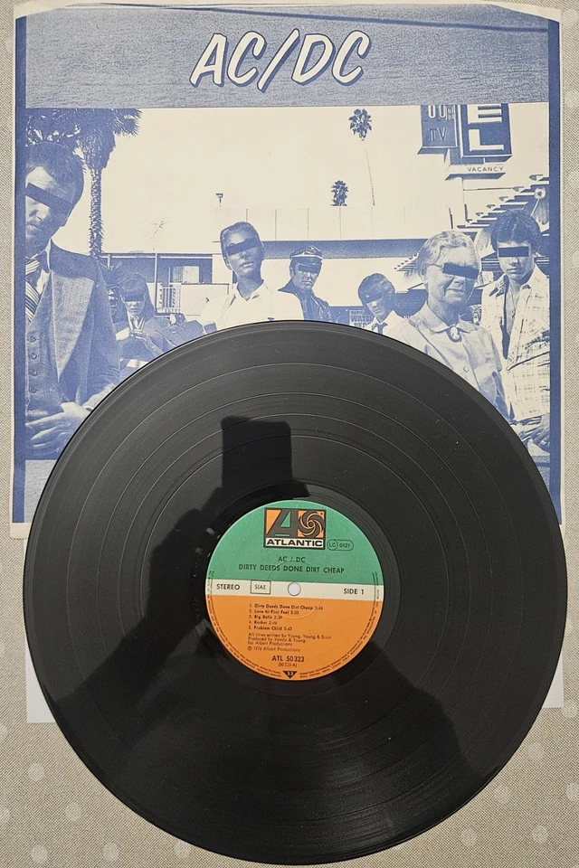 AC/DC 3 Record Set Limited Box Cofanetto 3 LP Album 33 + EP (no Poster) - Immagine 4 di 4