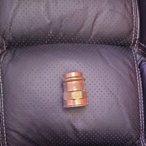 Viega (14553) 1" FNPT x 1" 200 PSI Bronze Propress Adapter