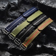 Fabric Nylon Watchband 20mm 22mm Strap Military Casual Watch Bands Army Bracelet