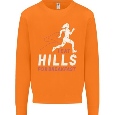 Hills Running Marathon Cross Country Läufer Herren Sweatshirt Pullover