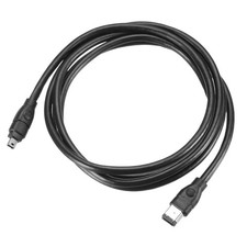 1.8M IEEE 1394 4 Pin Male to 6 Pin Male 800Mbps Adapter Cable