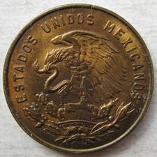 NICE MEXICO 1964 JOSEFA DOMÍNGUEZ FIVE 5 CENTAVOS COIN (KM# 426)
