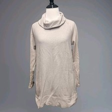 J Jill Pure Jill Sweatshirt Pullover Cowlneck Soft Touch Cotton Pockets Small P