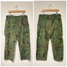 50s 60s military U.S.Army og-107 camouflage cargo pants baker size 36 443679