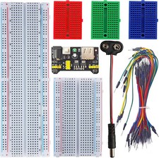 Arduino style DIY breadboard electronics training kit set