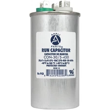 Appli Parts Dual Run Capacitor for ac 30+5 Mfd uF (microfarads) 370VAC or 450VAC