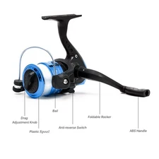 Ultra Light Fishing Rod Reel Combo Full Kit With 2PCS 2.1m Telescopic ABAG