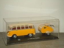 VW Volkswagen T1 Samba & Caravan - Hongwell 1:43 - in Box *73867