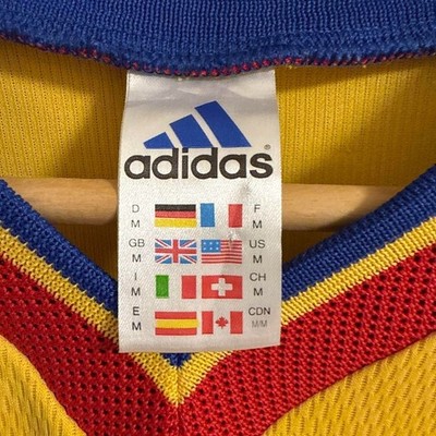 Romania National Team 1998 WC Medium Adidas Jersey Shirt Hagi | eBay