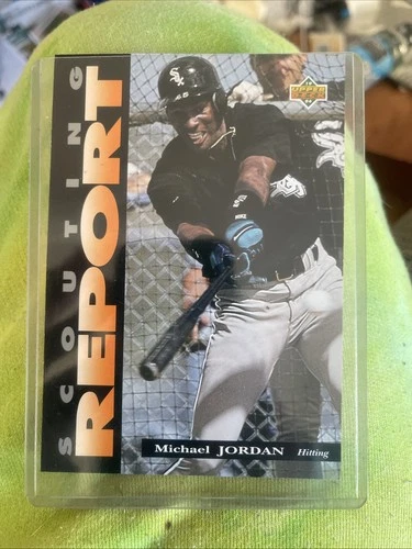 Michael Jordan HOF 1994 Upper Deck Scouting Report Jumbo Card #SR1 3 1/2"x 5"