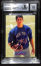 Ed McCaffrey Broncos Signed 1991 Pro Line Portraits Card Beckett Auto 10
