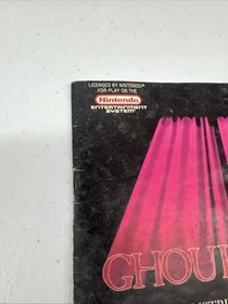 Ghoul School Nintendo NES MANUAL ONLY