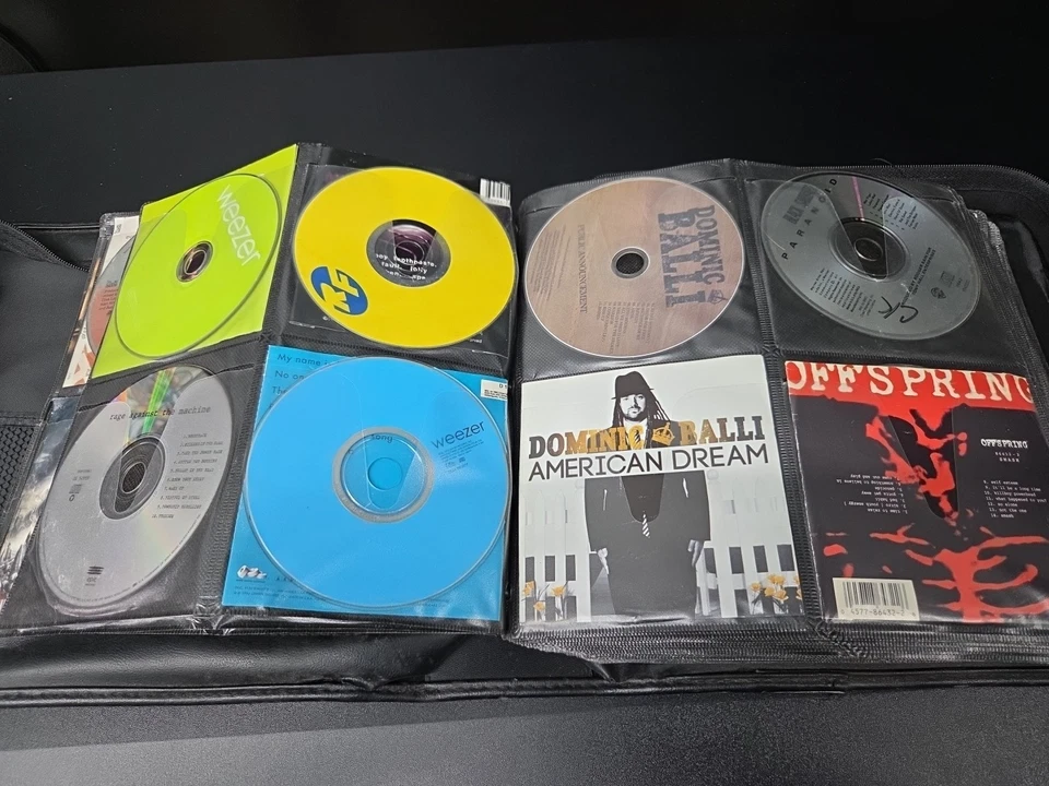 Cd Binder 130+ Cds! Rock/Grunge/Metal/Rap/Punk RARE TITLES Good Cond 90s Vintage - Image 3 of 4