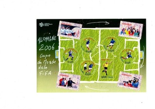 2006 France Bloc Feuillet N°F 97 Coupe du monde de Football Neufs Luxe