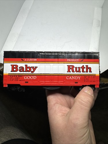 1975 TYCO HO SCALE BABY RUTH CANDY BAR BOX TRAIN CAR WITH CHUG-CHUG SOUND - Picture 6 of 8