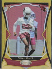 Elijah Jones 2024 Certified Gold Mirror RC Card #165 Serial #1/25 First ONE