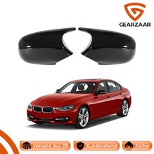 2x Spiegelkappen Gehäuse Glanz Schwarz Für BMW E90 E91 E92 E93 LCI 2009-2013