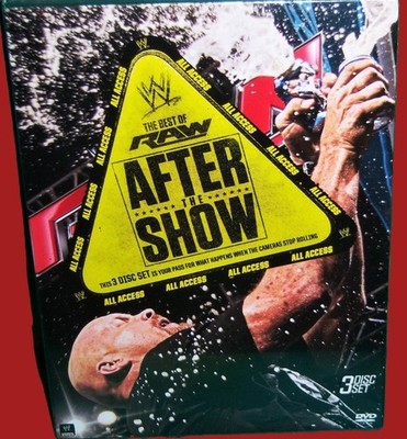 NEW RARE OOP WWE THE BEST OF RAW AFTER THE SHOW 3 DISC TV DVD WRESTLING SET 2014