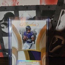 Panini 2025 Flawless Lamar Jackson Patch Insert #PAT-LMJ Ravens /25 NFL