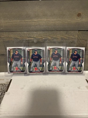 2023 Bowman Roman Anthony 1st Bowman #BP-71  Card Lot ( Lot of 4 )