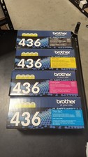 Brother TN436 4-piece Set High Yield Toner Cartridge Black,Cyan,Magenta,Yellow