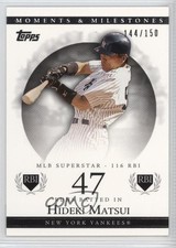 2007 Moments & Milestones /150 Hideki Matsui (2005 MLB Superstar 116 RBI) 1b9b