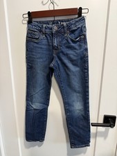 Gap Girls  Girlfriend  Jeans Mid Wash Mid Rise Size 7 GUC