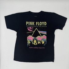 PinK Floyd Shirt Dark Side of the Moon North America Tour 1973 Official Large