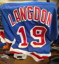 Darren Langdon 1999/2000 New York Rangers, Game Issued Jersey, with MeiGray COA