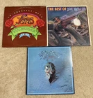 THE BEST OF : lot of 3 lps Joe Walsh James Gang (2 records) and Eagles vinyl