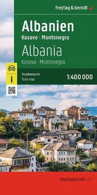Albania - Kosovo, Montenegro Road and Leisure Map by freytag & berndt Paperback