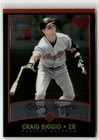 2001 BOWMAN CHROME #7 CRAIG BIGGIO HOUSTON ASTROS