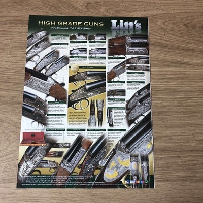 GUNS92 MAGAZINWERBUNG 12X9 LITT'S: JOHN WILKES MODERNE WAFFEN